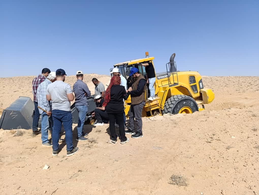 Site visit at the loading area